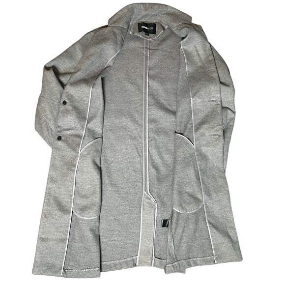 NOVA MEN Gray Long Overcoat Men's Size Medium - Picture 6 of 9